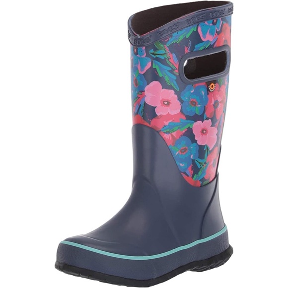 Bogs Shoes Bogs Classic Style Rain Boots Youth Girls Water Pansies